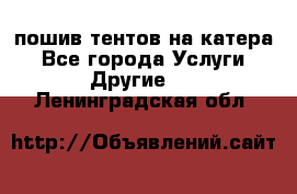    пошив тентов на катера - Все города Услуги » Другие   . Ленинградская обл.